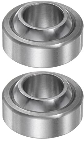 sourcing map 2Stk GEG17C Sphärisch Schlicht Lager 17mmx35mmx20mm Versiegelt Sphärisch Radiales Kugellager