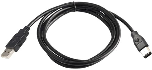 CHAKAE Firewire IEEE 1394 6 Pines Macho A USB 2,0 A Macho Cable convertidor Adaptador 1,8 m/3/4,5 m para conectar Tarjetas de Sonido