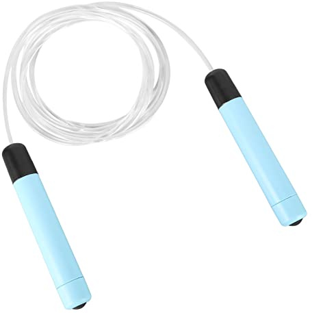 Cooles, Leuchtendes LED-Springseil, Ergonomischer Griff für die Fitness von Schülern und Erwachsenen, Interessante Visuelle Übungen, Perfektes Spielzeug für (BLUE)