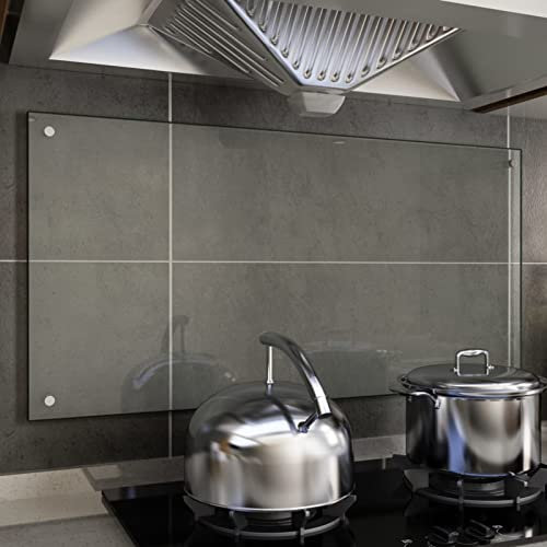 ARKEM Protector contra Salpicaduras Cocina Vidrio Templado 100x50 cm Protector Pared Antisalpicaduras Cocina
