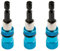 Rumyve 3pcs 1/4 Hex Shank Drywall Screwdriver,Adjustable Screw Depth Screwdriver Bit Holder,Adjustment Drywall Tools,Bit Holder for Impact Driver