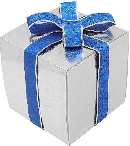 NUOBESTY Weihnachtsgeschenkbox Stapelbar Für Dekoration Weihnachtsbox Geschenkboxen Weihnachtsdekoration Fensterdekoration Baumgeschenkbox Bonboniere Schokoladenverpackung Weihnachtsstapelb