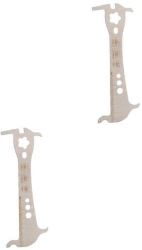 BESPORTBLE 2pcs Bike Chain Ruler Bike Chain Wear Gauge Portable Measuring Tool for Road