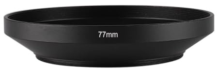 Paraluce in metallo per fotocamera DSLR, 39 mm, 40,5 mm, 43 mm, 46 mm, 49 mm, 52 mm, 55 mm, 58 mm, 62 mm, 72 mm, 77 mm, 82 mm, migliora le protezioni dell'obiettivo