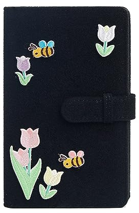 Felt Photo Album 96 Pocket 3 Inch Flower Photo Cards Holder Name Card Collect Book For Mini12 11 8 9 7 Photocard Cover Photocard Covers