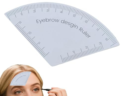 Bohany Strumento Misura Sopracciglia - Guida Stencil per Sopraccigli con Strumento di Misura | Modellatore Riutilizzabile Per Viaggi Casa Vacanze Salon