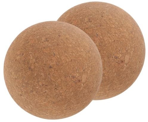 Ipetboom 2 Piezas Tapones de Corcho Natural Reutilizables para Botellas de Vidrio de Bolas de Madera Redondas para Vino Decoración Artesanal y Conservación de Sabor