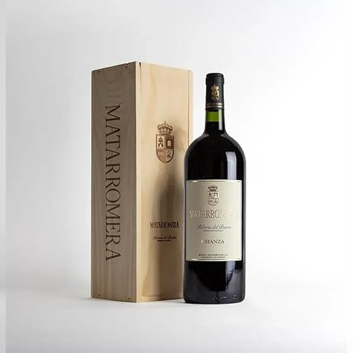 Matarromera Crianza Tinto D.O. Ribera del Duero Mágnum 1,5L Caja Madera | Perfecto con ibéricos, jamón y quesos curados · Top 100 Wine Spectator · 95 pts Gourmets · Ideal para regalo