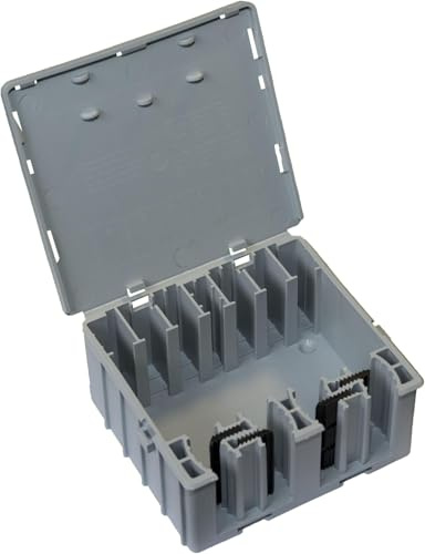 WAGO WAGOBOX XLA Junction Box, Suitable for WAGO 222 and 773 Series, for Multicore Cables, max. 4 mm² Connectors, up to 32 Amp, 450 Volt, 207-3305, Grey, Pack of 5