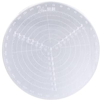Compas de Tour Acrylique de Menuiserie pour Blanc en Centrage à Bols | Diamètre 20cm, Repérage du Centre des Bûches, Usage Bricolage Maison et Travail Manuel