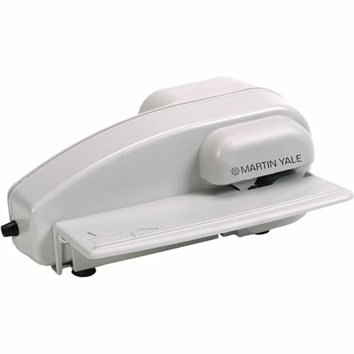 Martin Yale 1616 Desktop Letter Opener, Easy One-hand Operation, Automatically Feeds and Opens Up To 3,000 Envelopes per Hour, Accepts Standard-sized Business Envelopes, Fully Enclosed Blades