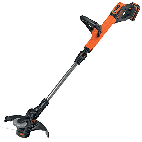 BLACK+DECKER, Tagliabordi con Prolunga, Bobina Reflex AFS, 18 V, 2 A, Batteria e Caricabatteria, Taglio: 28 cm. STC1820PC-QW