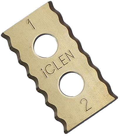 15 iCLEN Ersatzmesser Ersatzklingen für WORX Landroid Mähroboter, patentierte WAVE-Cut Technologie, TiNi, mit Schrauben