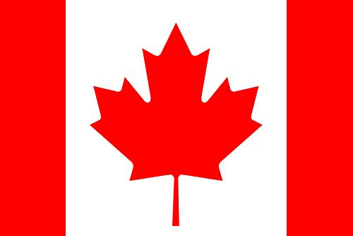 Imán REFRIDGERADOR de la bandera de Canadá