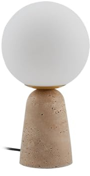 Lindby Lampada da tavolo (Moderno) colore Bianco, in Pietra ad es. Soggiorno & Sala pranzo lampada