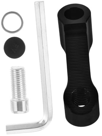 JUMPLAWN Verkleidungs Tourenspiegel Motorradspiegel Elektrischer Motorradspiegel Schwarzer Motorradspiegel Sport Motorradspiegelhalterung Riser Extender Adapter Lenkerspiegel