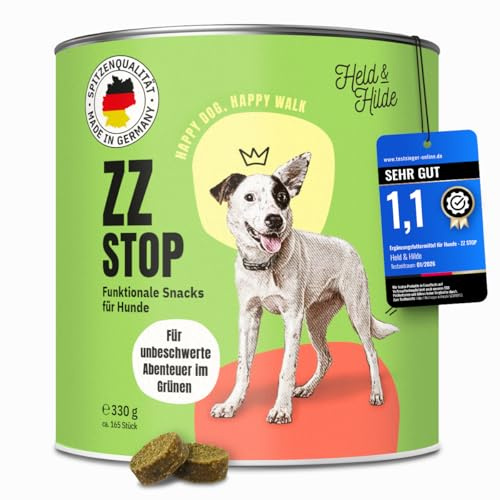 Held & Hilde Hundesnacks für Haut & Fell, Made in Germany, 330 g | Unterstützung der Abwehrkräfte in der Natur, Schwarzkümmelöl Kokosöl Bierhefe Zistrose nachhaltig ohne künstl. Zusätze