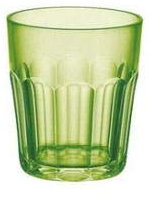 Guzzini Bicchiere Molato Basso Happy Hour Verde 0.02x8.5x10 cm