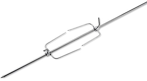 Girarrosto inox per barbecue 60cm