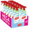 Ajax Detersivo Spray Crystal Clean Vetri 12 Flaconi da 750 ml | Detergente Vetro Spray Con Ammoniaca I 100% Anti-Alone | Per Vetri, Specchi e Superfici Brillanti