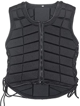 pistro Equestrian Vest,Horse Riding Training Waistcoat Body Safety Protector Gear for Unisex Adults Boys Girls Children - S, Kids