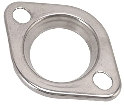 Anello Flangia Collettore Collettore 2,5 Pollici 2 Bulloni Flangia di Collegamento Scarico Collettore Collettore Collettore 2,5 Pollici Flangia Collettore Pluviale in