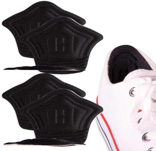 SULPO 2 Paare Fersenpolster - Schuheinlagen - Fersenschutz - Schuheinlage für zu große Schuhe - Fersenkissen um Schuhe zu verkleinern - Ferse Einlegesohlen