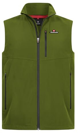 Höhenhorn Allalin Herren Weste Softshell Grün Gr. XL