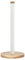 Salter BW13565WEU7 Toronto Soporte para rollos de cocina – Soporte de toallas de papel independiente, organizador de encimera para rollos de cocina estándar, madera de Acacia, blanco
