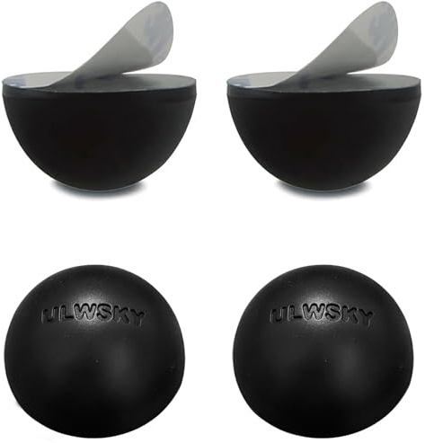 1.25 Silicone Hemisphere Bumpers Isolation Feet, 4Pack Non Skid Speaker Isolation Pads,for Small Speaker Spikes,Turntable Isolation,Subwoofer,Record Player Sound Dampening&Anti Vibration