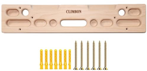 Climbing Hangboard - Climbing Training Hangboard | Finger Training Wooden hangg Board, Door Mounted Training Station Rock, Hangboard Doorway Mount, Hangboard Doorway Wall Climb Handle Frame