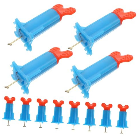 HOMSFOU 20pcs Tile Leveling System Adjustable Tool for Precise Wall Floor Installation Quick Positioning for Accurate Tile Placement Versatile Cross-Shaped Design