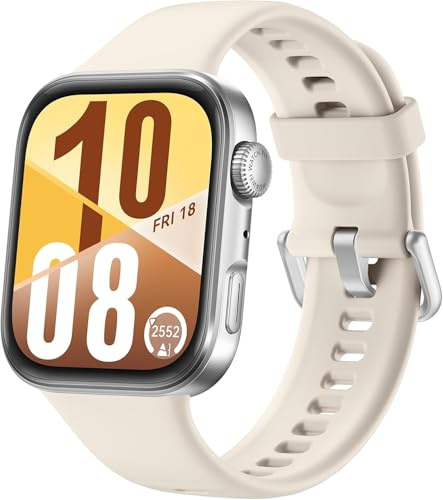 HUAWEI Reloj Inteligente Watch FIT 4, Pantalla de 1.8 Pulgadas, más de 100 Modos Deportivos, rastreador de Fitness y Salud, Asistente de Bienestar Emocional, duración de la batería de hasta 10 días