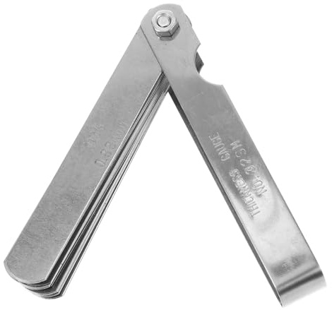 Ciieeo Galga De Espesores Herramienta De Medición De De Válvulas De Calibres De Radio Medidor De Altura De Cuerdas De Guitarra