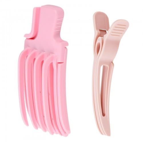 3 Piezas Pinza para Dar Volumen al Cabello, Pinza Volumen Raíces Pelo, Levantador de Raíces Pelo, Pinzas Pelos con Forma de Peine, Rosa para Mujer