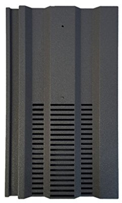 Roof Tile Vent for Marley Ludlow Plus/Redland 49 / Sandtoft Standard Pattern (Grey - Sanded)