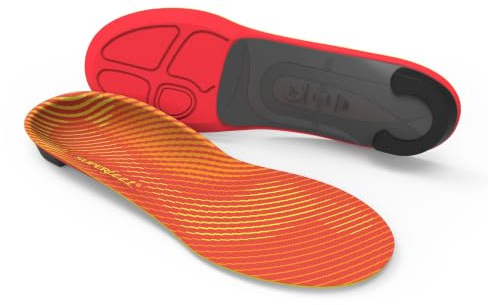 Superfeet Run Pain Relief Insoles for Plantar Fasciitis Relief & Runners with All Arch Heights Support & EVOLyte® Carbon Fiber - 5.5-7 Men / 6.5-8 Women
