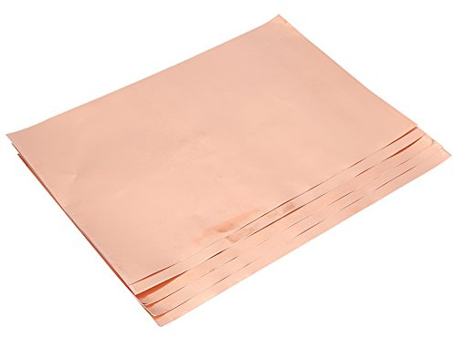Alomejor Feuille de cuivre adhésive, 5PCS, durable, multi-usage, protection EMI,防虫, réparations électriques pour usage familial, industriel et DIY