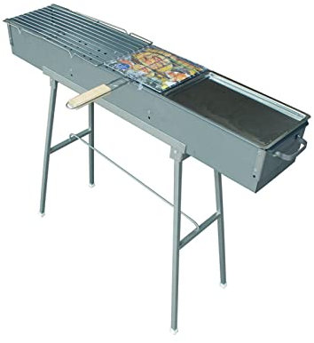 LCRACK BBQ-Grill, Camping Vermenschlichen tragbar Faltbar Grill Draussen Holzkohle Grillfeuer (Farbe : #2)