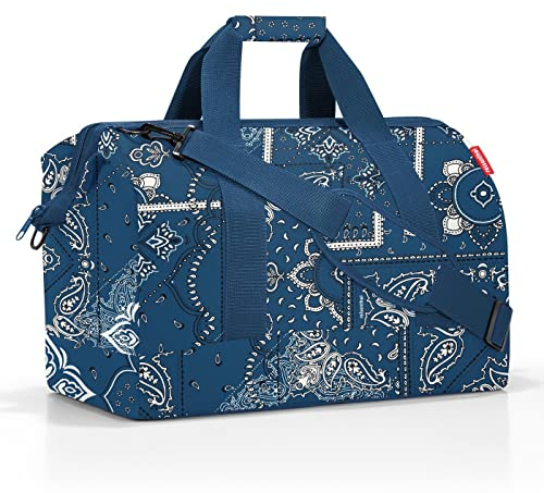 reisenthel Allrounder L Bandana Blue Vielfältige Doktortasche zum Reisen, für die Arbeit oder Freizeit Mit funktional-stylischem Design