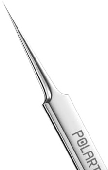 Ultra Fine Tip Tweezers Straight Tip Precision Titanium Alloy ESD Safe Micro Soldering Motherboard Work For iPhone iPad German, Silver Crafting, Watch repair ic holder 0.1mm