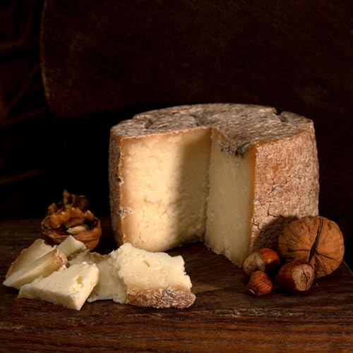 Queso azul asturiano Gamonéu del Valle DOP - 2,2 kg aprox | Artesano Ahumado | Maduración en cueva