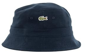 Lacoste Cappello a Falda Larga, Blu Navy (UK, Alpha, M, Blu Navy)