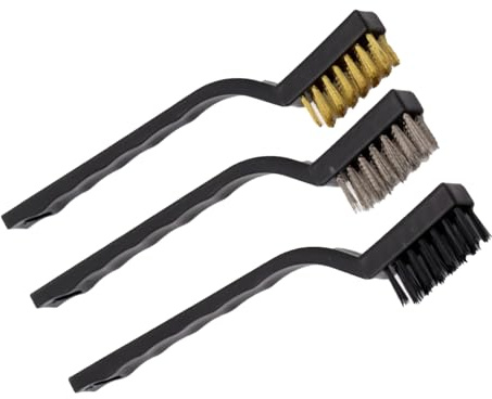 HAICN 3Pieces Fish Tank Cleaning Brush Copper Wire Replaceable Fish Tank Scrubber Fish Tank Accessories for Aquariums Home