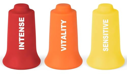 NHQZ 3 Piezas Ventosas Fisioterapia, Ventosas Faciales Para Masaje Facial Y De Ojos, Ventosas Faciales Con Cepillo Exfoliante Para La Piel Del Cuello Facial (3Fortaleza)