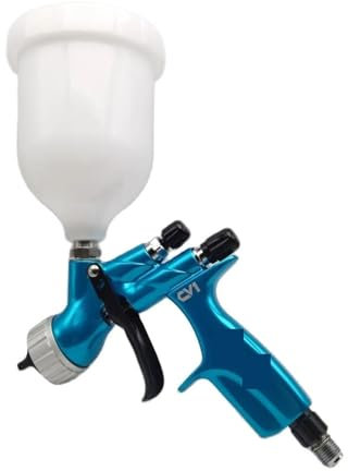 Car Paint Gun 1.3mm Heat Treatment Nozzle Car Paint Spraying Tool Spray Guns for Cars & House DIY Painting(Blue)
