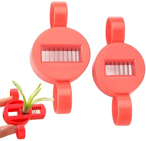 2 Pcs Runners Beans Slicers and Stringer, Strong Mini Runners Beans Slicers Cutters, Strong Mini Runner Bean Slicer Cutter, Kitchen Slicer Tool Gadget for Vegetable (red)