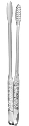 perfk Pinze per Barbecue, pinze da Cucina per Cucinare, Utensili da Cucina in Acciaio Inossidabile, Pinza per Pasticceria per panetteria, Interni ed, 1.5 Cm X 28 Cm