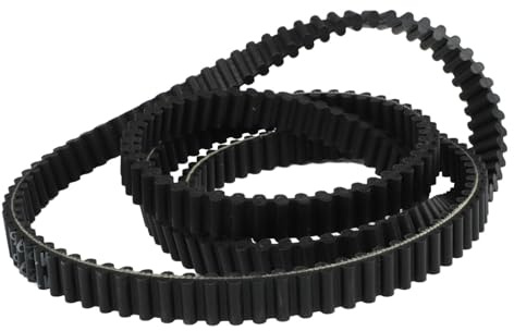 MonoSora Cinghia dentata di ricambio per tosaerba M127926, LT133, LT155, LT166, resistente, nera, per tosaerba