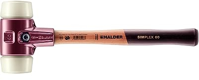 Halder 3008060 60 mm 3008 Nylon Simlpex EH Soft-Face Mallet - Multi-Colour